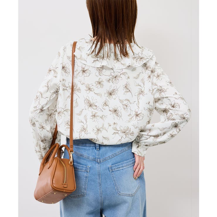 花柄ラッフルデザインブラウス | ROPE' PICNIC | 詳細画像21 