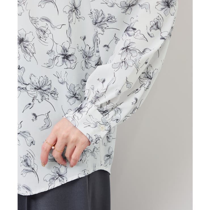 花柄ラッフルデザインブラウス | ROPE' PICNIC | 詳細画像29 