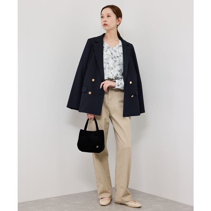 花柄ラッフルデザインブラウス | ROPE' PICNIC | 詳細画像5 