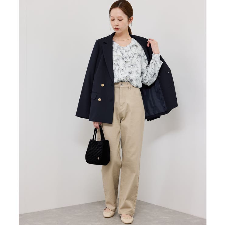 花柄ラッフルデザインブラウス | ROPE' PICNIC | 詳細画像6 