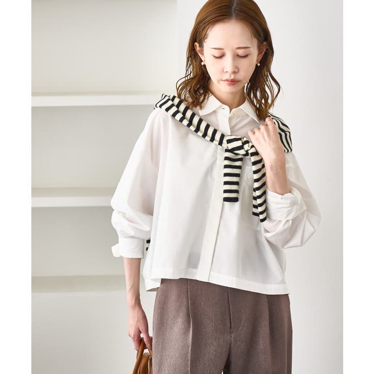 ベーシッククロップドシャツ/イージーケア | ROPE' PICNIC | 詳細画像4 