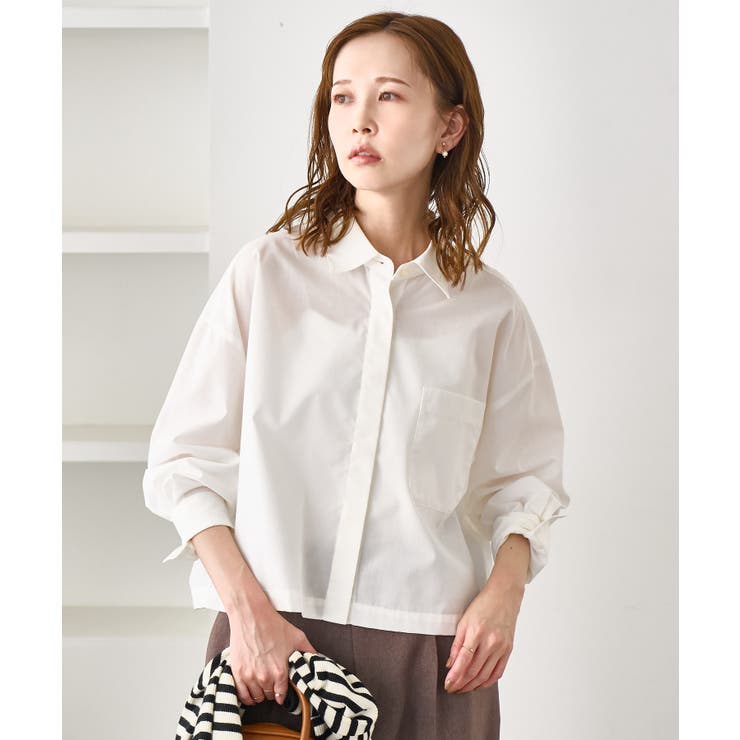 ベーシッククロップドシャツ/イージーケア | ROPE' PICNIC | 詳細画像5 