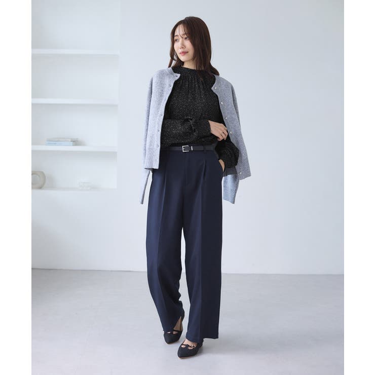 シャーリングカラーブラウス/2WAY | ROPE' PICNIC | 詳細画像13 