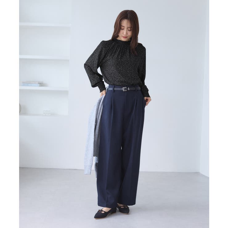 シャーリングカラーブラウス/2WAY | ROPE' PICNIC | 詳細画像14 