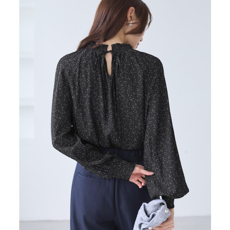 シャーリングカラーブラウス/2WAY | ROPE' PICNIC | 詳細画像15 