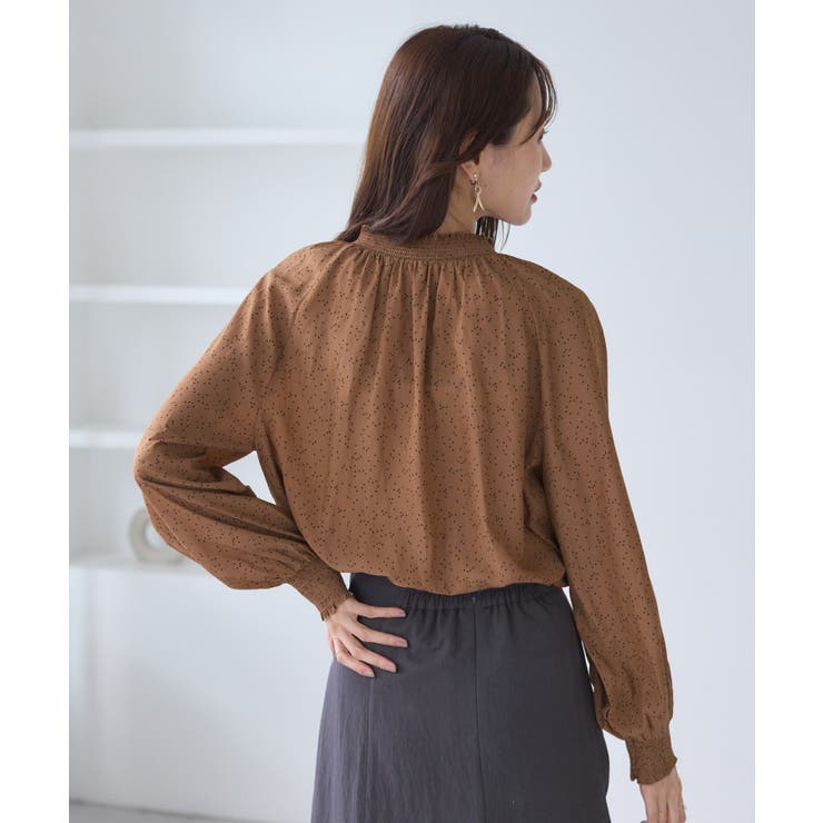 シャーリングカラーブラウス/2WAY | ROPE' PICNIC | 詳細画像27 