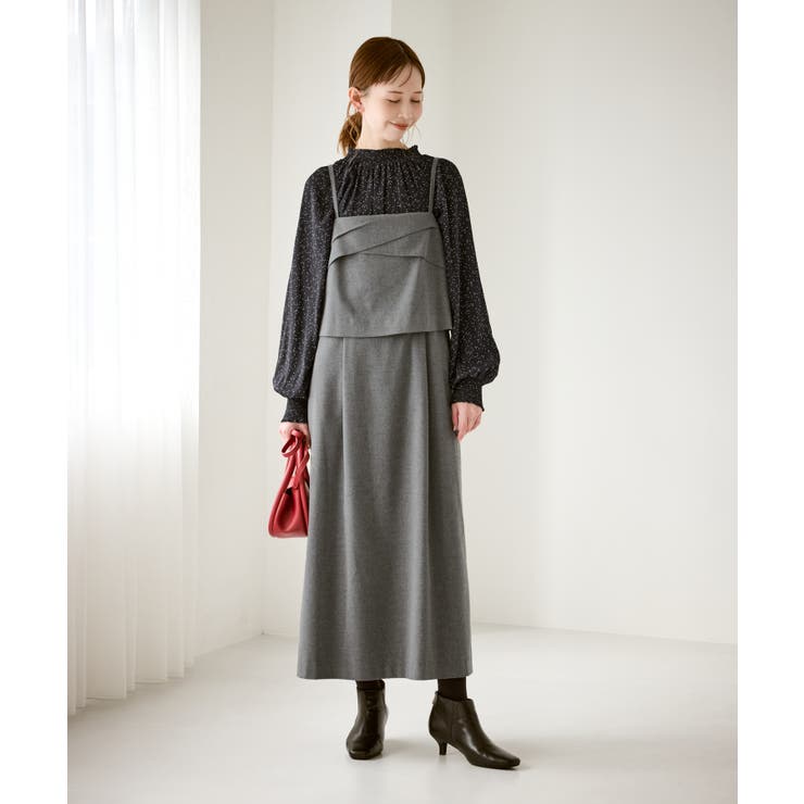 シャーリングカラーブラウス/2WAY | ROPE' PICNIC | 詳細画像3 