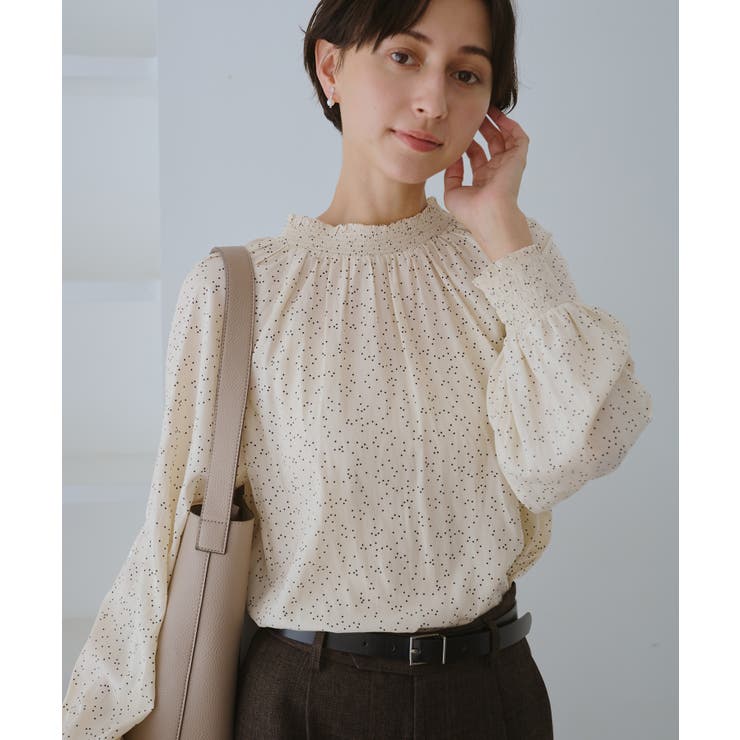 シャーリングカラーブラウス/2WAY | ROPE' PICNIC | 詳細画像30 