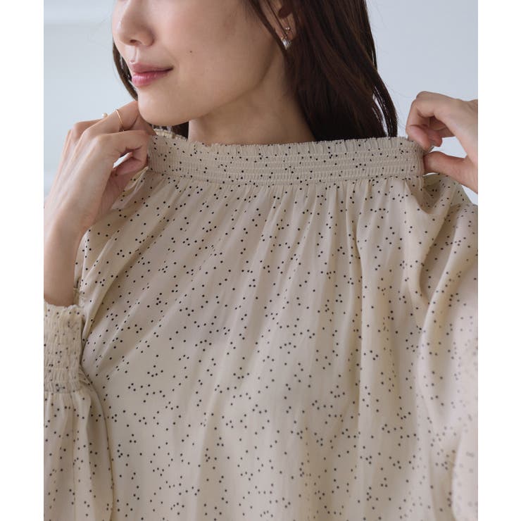 シャーリングカラーブラウス/2WAY | ROPE' PICNIC | 詳細画像36 