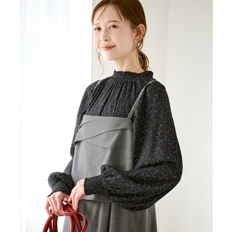 シャーリングカラーブラウス/2WAY | ROPE' PICNIC | 詳細画像5 