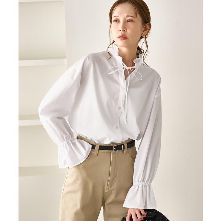 フリルレイヤードシャツ[品番：RPCW0051246]｜ROPE' PICNIC（ロペ