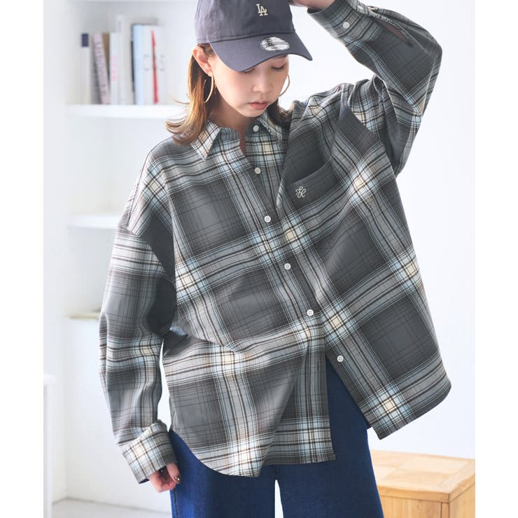 チャコール(06) | チェックネルシャツ/リンクコーデ | ROPE' PICNIC