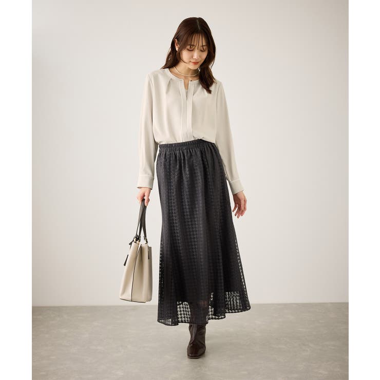 配色パイピングブラウス | ROPE' PICNIC | 詳細画像13 