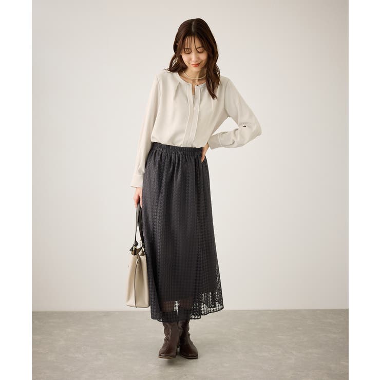 配色パイピングブラウス | ROPE' PICNIC | 詳細画像14 