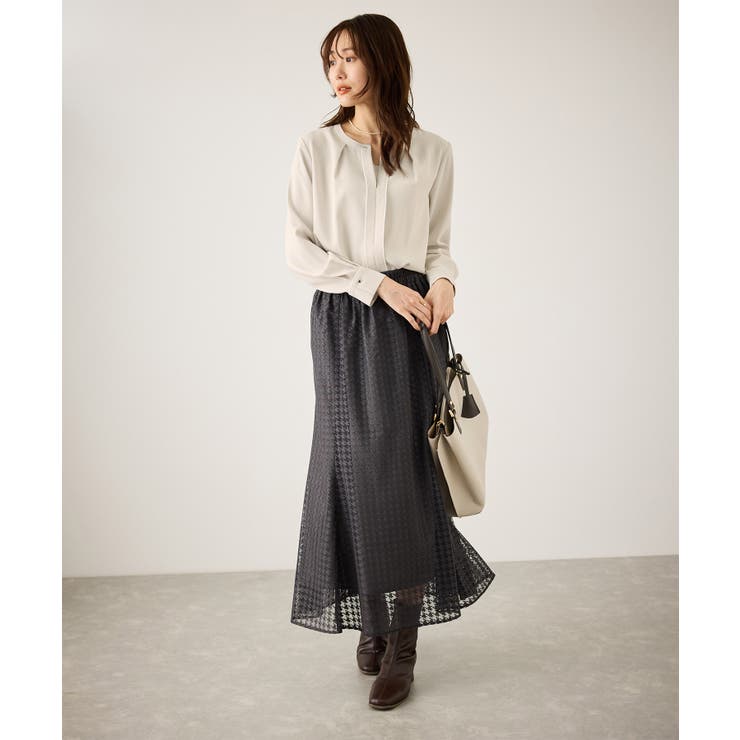 配色パイピングブラウス | ROPE' PICNIC | 詳細画像15 