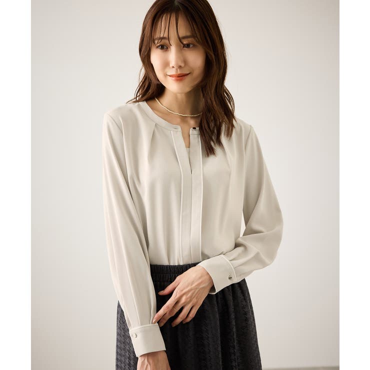 配色パイピングブラウス | ROPE' PICNIC | 詳細画像16 