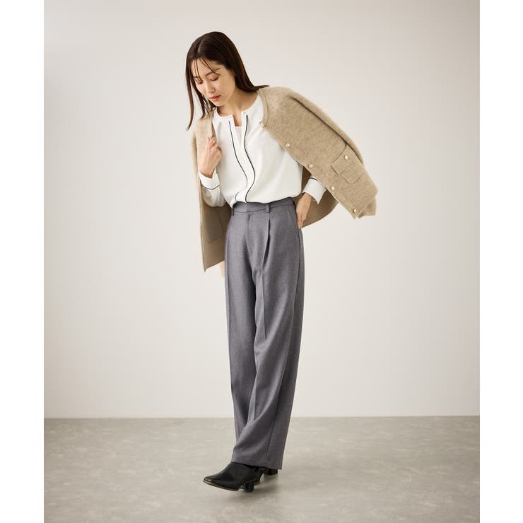 配色パイピングブラウス | ROPE' PICNIC | 詳細画像7 