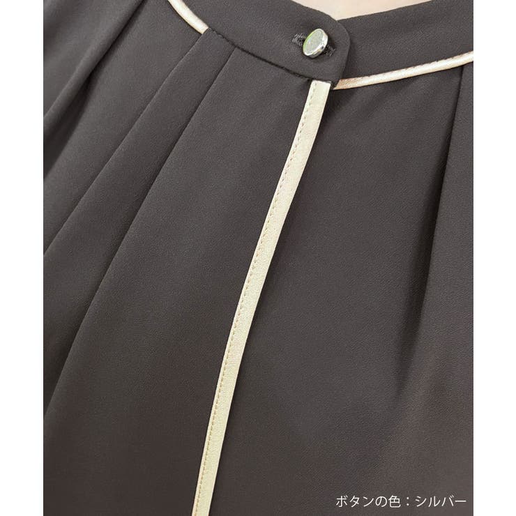 【WEB限定】配色ボウタイ風ブラウス | ROPE' PICNIC | 詳細画像36 