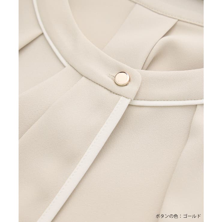 【WEB限定】配色ボウタイ風ブラウス | ROPE' PICNIC | 詳細画像38 