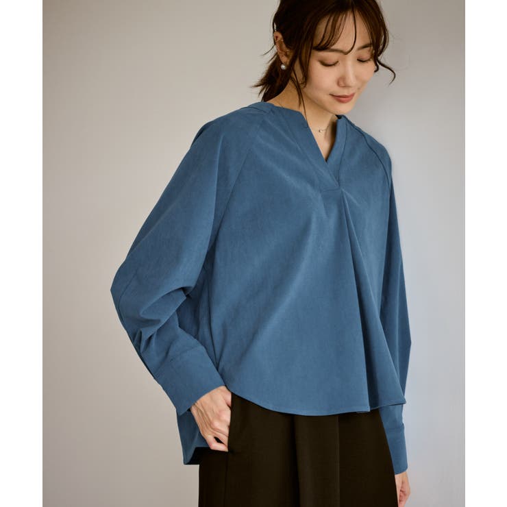 【emur/エミュール】ストレッチ起毛あわせネックブラウス | ROPE' PICNIC | 詳細画像19 