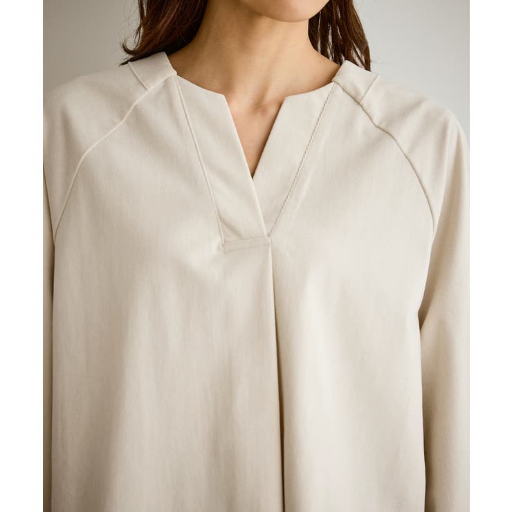 【emur/エミュール】ストレッチ起毛あわせネックブラウス | ROPE' PICNIC | 詳細画像28 