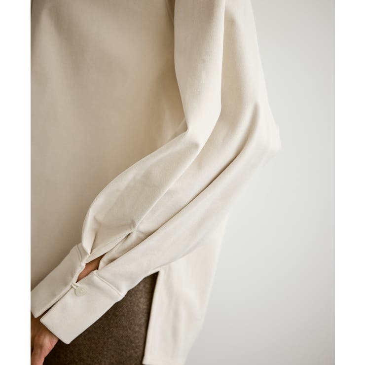 【emur/エミュール】ストレッチ起毛あわせネックブラウス | ROPE' PICNIC | 詳細画像30 