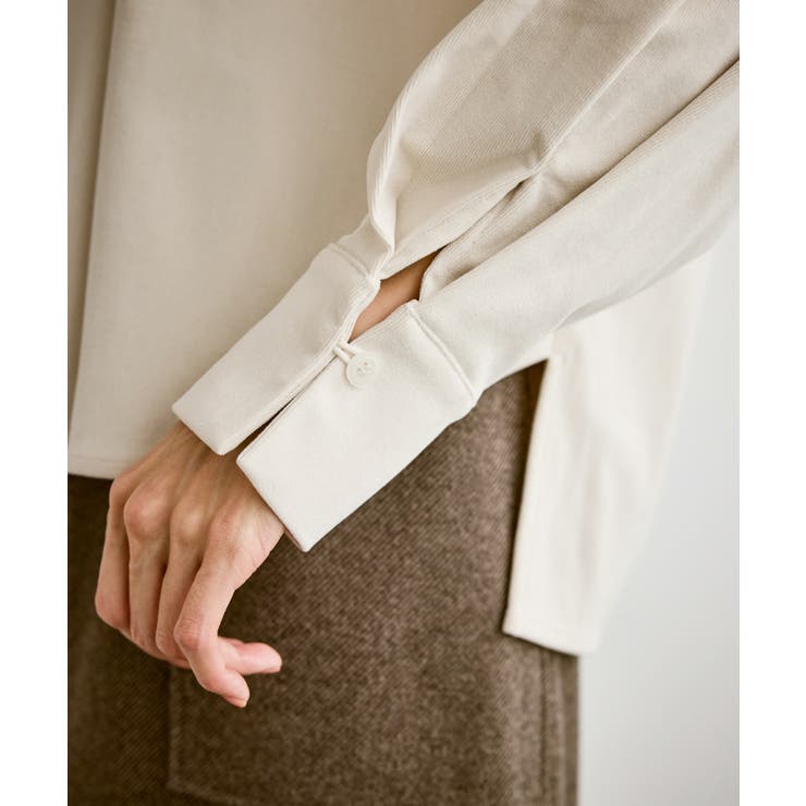 【emur/エミュール】ストレッチ起毛あわせネックブラウス | ROPE' PICNIC | 詳細画像31 