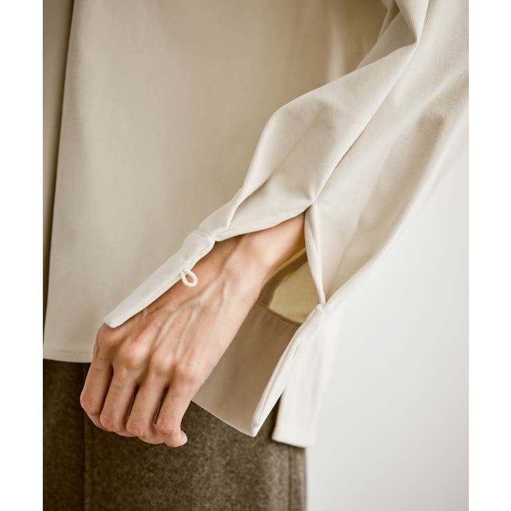 【emur/エミュール】ストレッチ起毛あわせネックブラウス | ROPE' PICNIC | 詳細画像32 