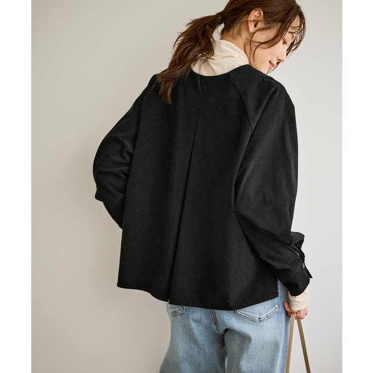 【emur/エミュール】ストレッチ起毛あわせネックブラウス | ROPE' PICNIC | 詳細画像8 