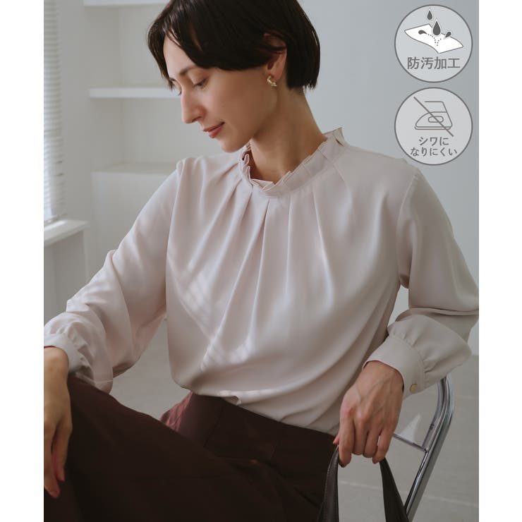 ローズピンク(64) | 【WEB限定】多機能タックブラウス | ROPE' PICNIC