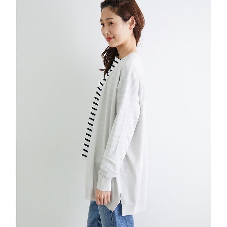 【UVケア・接触冷感】ゴールドバー付きトッパーカーディガン | ROPE' PICNIC | 詳細画像2 