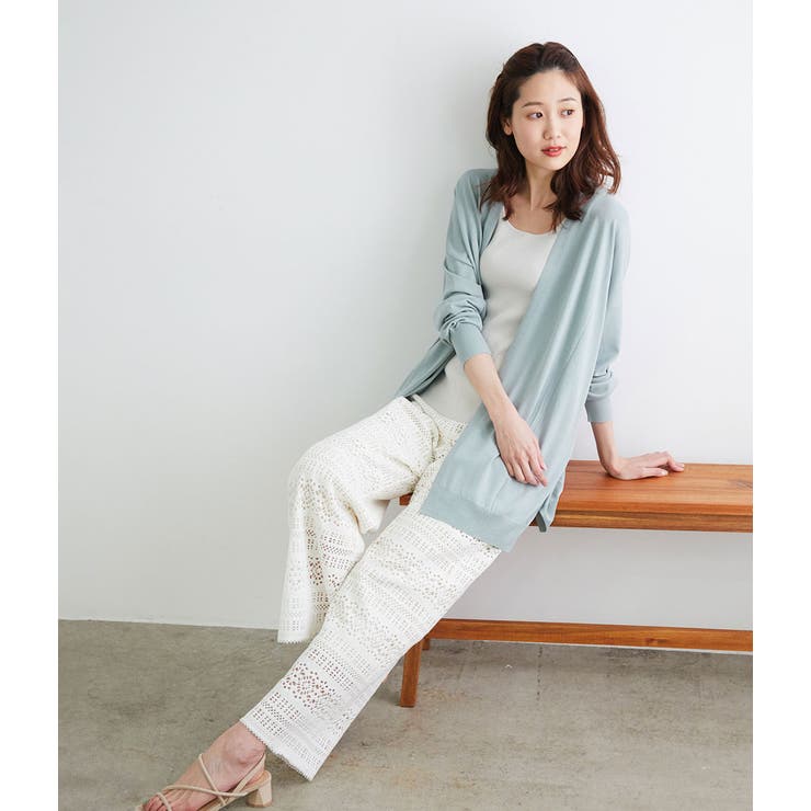 【UVケア・接触冷感】ゴールドバー付きトッパーカーディガン | ROPE' PICNIC | 詳細画像24 