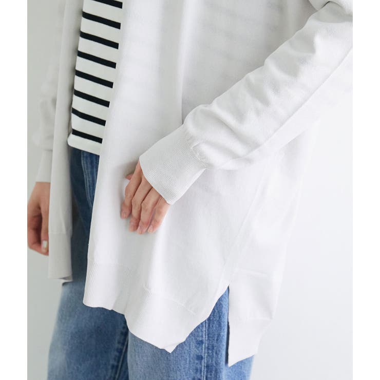 【UVケア・接触冷感】ゴールドバー付きトッパーカーディガン | ROPE' PICNIC | 詳細画像6 