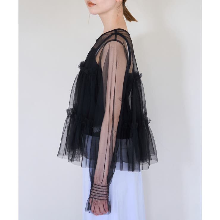 チュールフリルシアーカーディガン | ROPE' PICNIC | 詳細画像18 