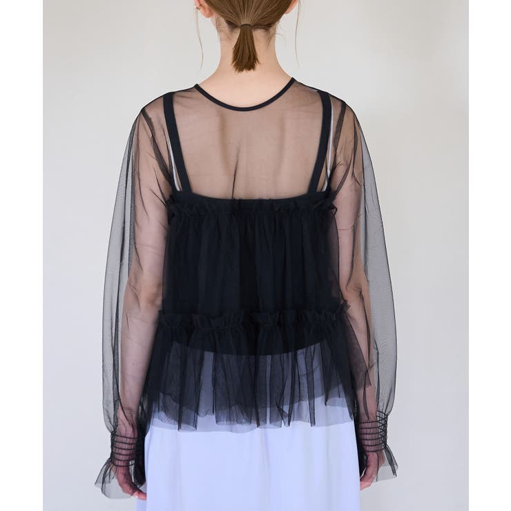 チュールフリルシアーカーディガン | ROPE' PICNIC | 詳細画像19 