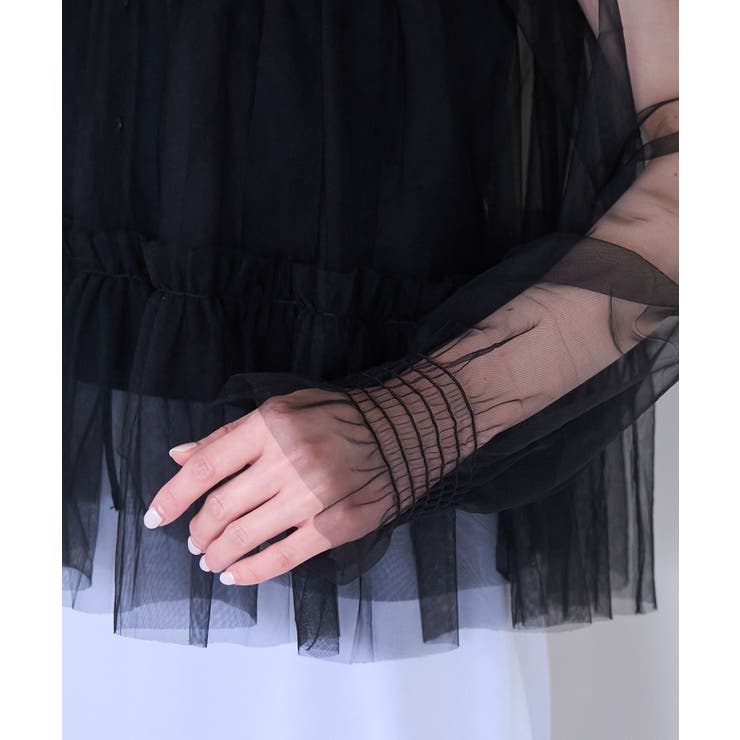 チュールフリルシアーカーディガン | ROPE' PICNIC | 詳細画像23 