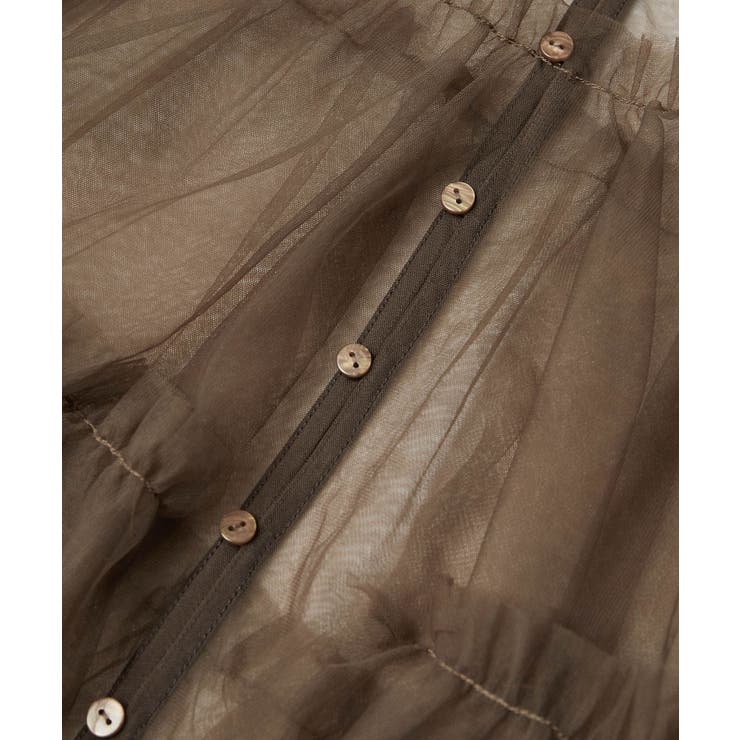 チュールフリルシアーカーディガン | ROPE' PICNIC | 詳細画像28 