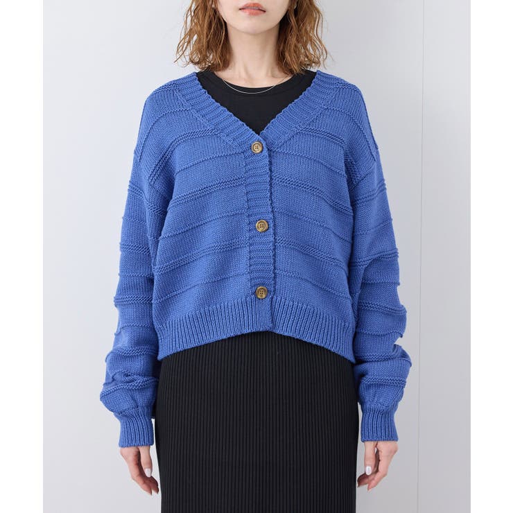 ガーターボーダーショート丈カーディガン | ROPE' PICNIC | 詳細画像32 