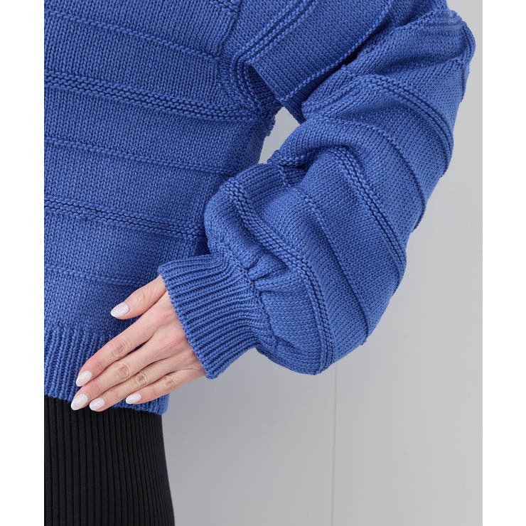 ガーターボーダーショート丈カーディガン | ROPE' PICNIC | 詳細画像37 