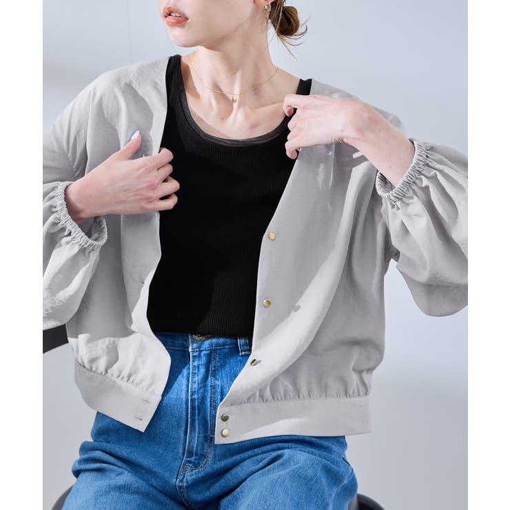 ブラウスカーディガン | ROPE' PICNIC | 詳細画像1 