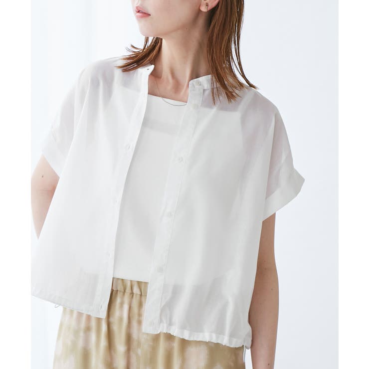 オフホワイト(15) | バルーンヘムシアーシャツ | ROPE' PICNIC