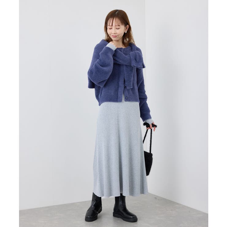 fluffy knitフラッフィーニット ふわふわMIXフェザーニットカーディガ… | ROPE' PICNIC | 詳細画像10 