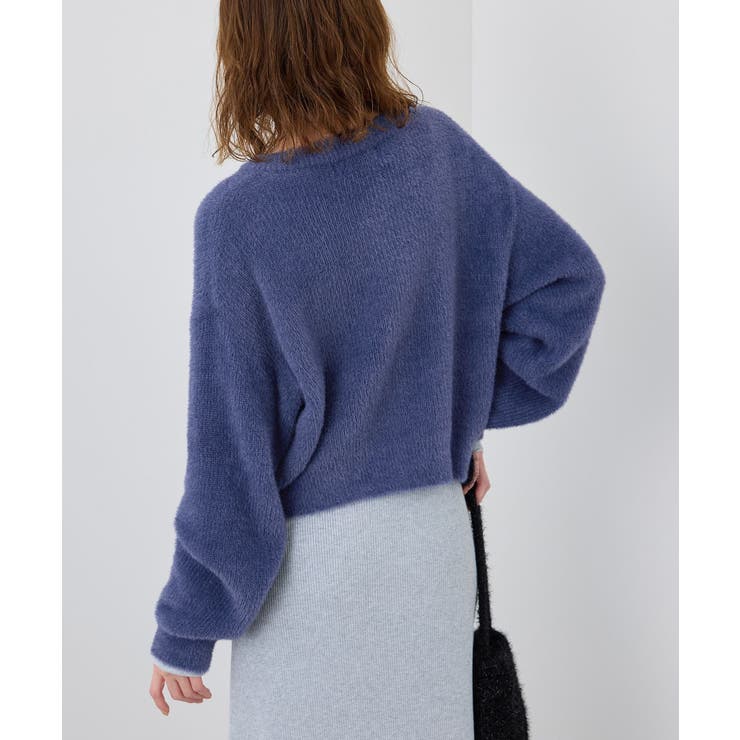 fluffy knitフラッフィーニット ふわふわMIXフェザーニットカーディガ… | ROPE' PICNIC | 詳細画像14 