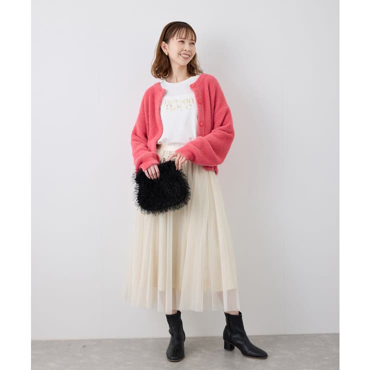 fluffy knitフラッフィーニット ふわふわMIXフェザーニットカーディガ… | ROPE' PICNIC | 詳細画像15 