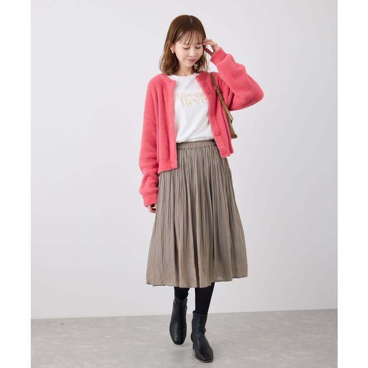 fluffy knitフラッフィーニット ふわふわMIXフェザーニットカーディガ… | ROPE' PICNIC | 詳細画像18 