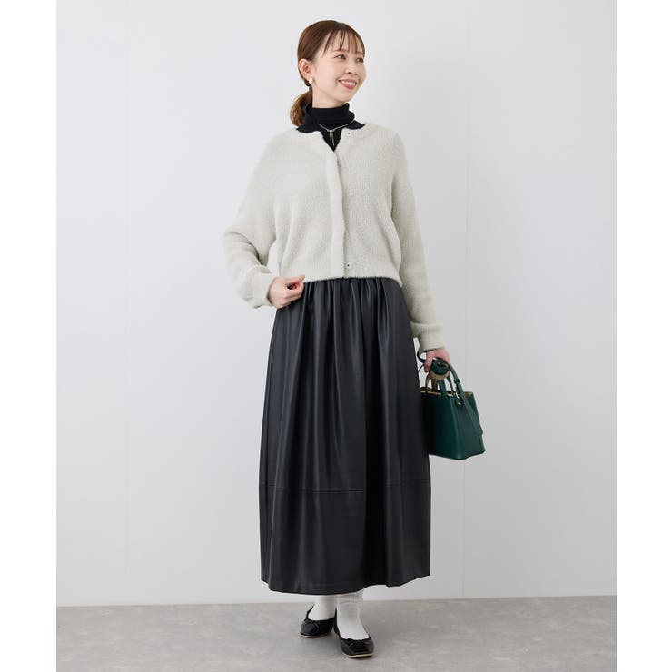 fluffy knitフラッフィーニット ふわふわMIXフェザーニットカーディガ… | ROPE' PICNIC | 詳細画像2 