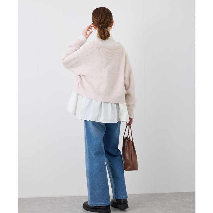 fluffy knitフラッフィーニット ふわふわMIXフェザーニットカーディガ… | ROPE' PICNIC | 詳細画像25 