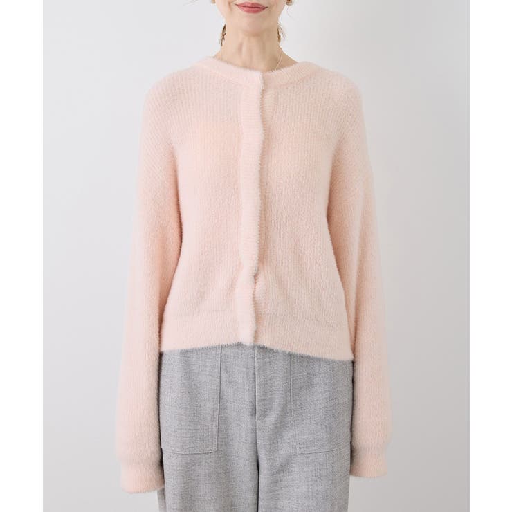 fluffy knitフラッフィーニット ふわふわMIXフェザーニットカーディガ… | ROPE' PICNIC | 詳細画像27 