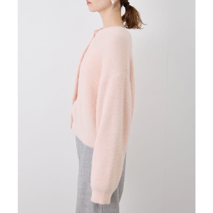 fluffy knitフラッフィーニット ふわふわMIXフェザーニットカーディガ… | ROPE' PICNIC | 詳細画像28 