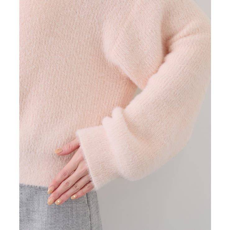 fluffy knitフラッフィーニット ふわふわMIXフェザーニットカーディガ… | ROPE' PICNIC | 詳細画像33 